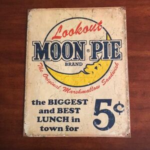 MOON PIE Vintage Metal Sign